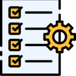 illustrazione di foglio e penna che rappresenta la checklist dei lavori di ristrutturazione